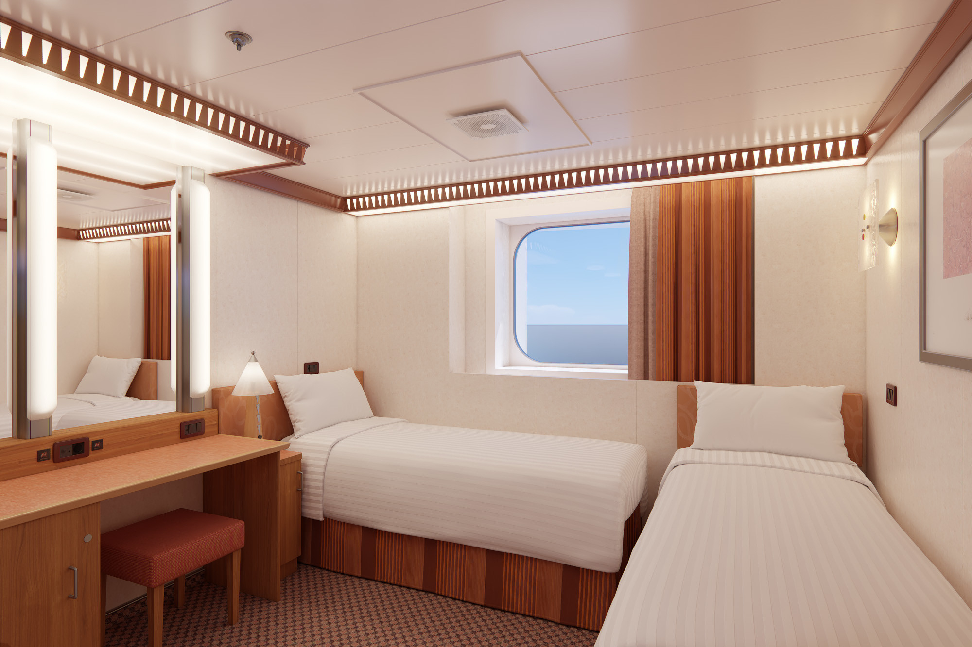 MyCruise Carnival Luminosa Kahytter Indvendig 4J2